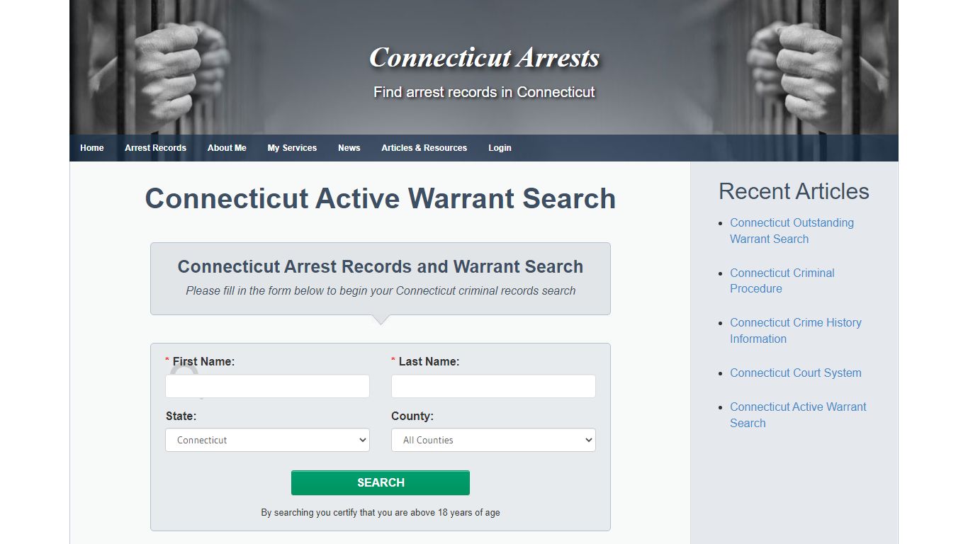 Connecticut Active Warrant Search - Connecticut Arrests